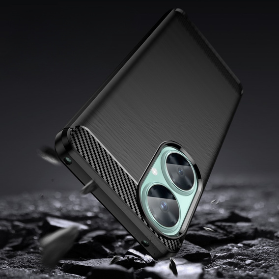 Etui do Huawei Nova 11i, Karbon, czarne