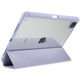 Etui do iPad Pro 11" 2022/2021/2020/2018 (4/3/2/1 gen.), Smartcase Hybrid, z miejscem na rysik, fioletowe
