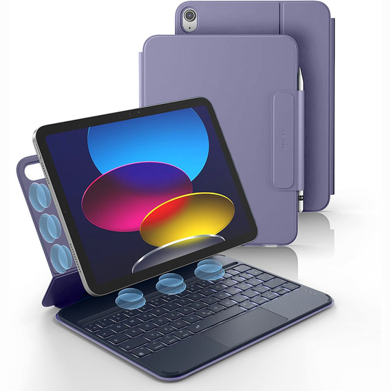 Etui z klawiaturą Dexnor do iPad 11" 2025 A16 (11 gen.) / iPad 10.9" 2022 (10 gen.)