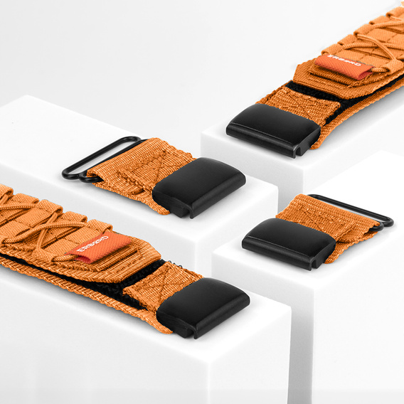 Pasek Nylonowy ERBORD Runner Quickfit do Garmin Fenix 5X/6X/6X PRO/7X, Pomarańczowy