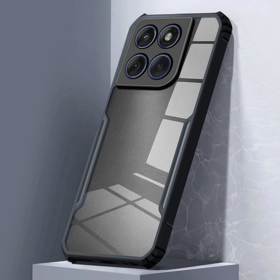 Etui do Motorola Edge 60 / 60 Fusion, AntiDrop Hybrid, czarne