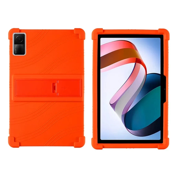 Etui silikonowe do Xiaomi Redmi Pad SE 11", Impact, pancerne, pomarańczowe