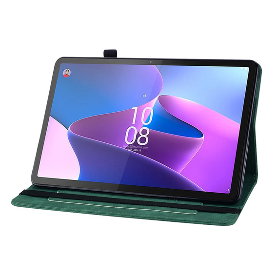 Etui do Lenovo Tab P11 Pro Gen 2 TB132FU TB132XU 11.2", Wallet Pen Slot, zielone
