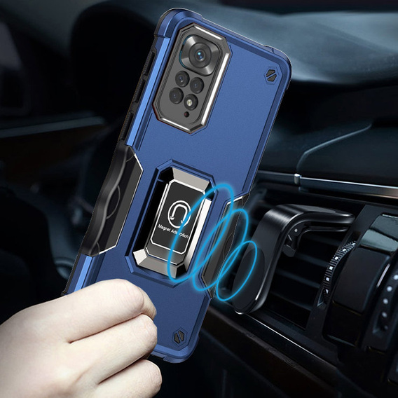 Etui do Xiaomi Redmi Note 11 / 11S, Dual-Layer Armor, niebieskie