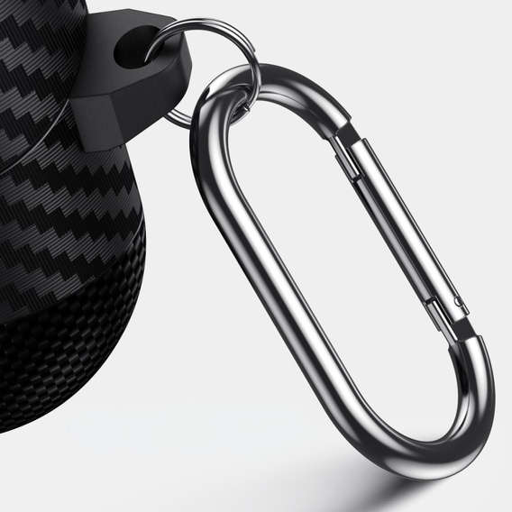 Czarne etui z czaszką do Galaxy Buds3 / Buds3 Pro – styl i ochrona w jednym