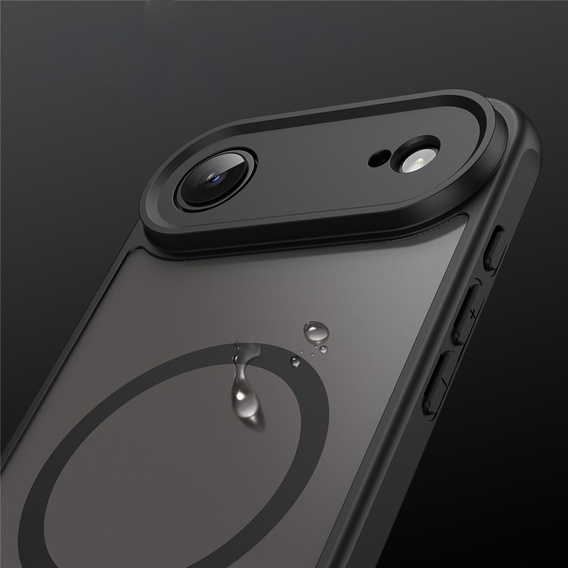 Etui Matt Case do iPhone 17 Air, do MagSafe, z ochroną aparatu, matowe czarne