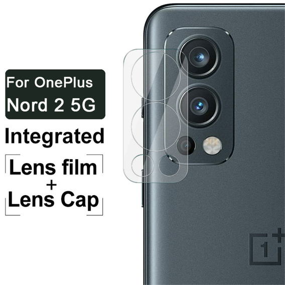 IMAK Szkło na Aparat + osłona obiektywu do OnePlus Nord 2 5G