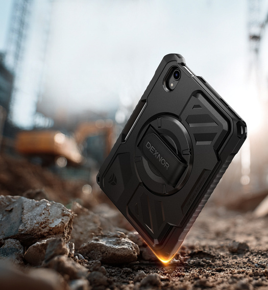 Etui Dexnor 360° z paskiem i uchwytem na rysik do iPad mini 8.3" 2021 (6 gen.) / iPad mini 8.3" 2024 (7 gen.)