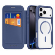 Etui Dux Ducis do iPhone 17 Pro, Skin X Pro,  z klapką, do MagSafe, granatowe