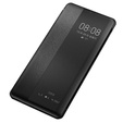 Etui z klapką do Huawei P40, Obudowa Side View Case, Czarne