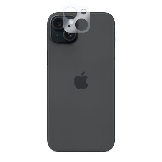 2x Szkło + szybka na aparat do iPhone 15 Plus, ERBORD Hartowane 9H/3D