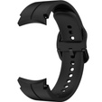 Pasek silikonowy do Samsung Galaxy Watch 4/5/6 40/42/43/44/45/46/47mm, Czarny
