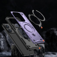 Etui do Xiaomi Redmi Note 14 5G, Military MagSafe, fioletowe + Szkło 9H