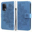Etui z klapką do Oppo Reno5 Z / A94 / A95 5G, Mandala, niebieskie
