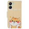 Etui z klapką do Xiaomi Redmi 13C / Poco C65, Wallet, Akita Dog kremowe