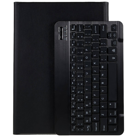 Etui z klawiaturą do Galaxy Tab S7+ Plus / S8+ Plus /S7 FE T730 T733, Pen Slot, czarne