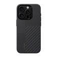Etui BENKS Kevlar do iPhone 16 Pro Max, Carbon Fiber Metal Frame, do MagSafe, czarne
