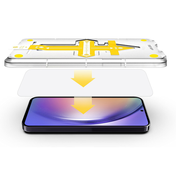 2x Szkło Hartowane do Samsung Galaxy S24 / S25, ERBORD Easy App 9H Screen Protector