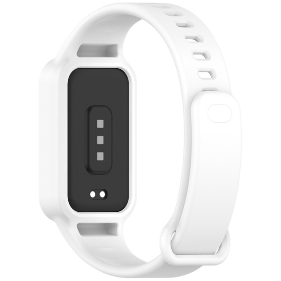 Pasek Silikonowy do Xiaomi Smart Band 9 Active / Xiaomi Redmi Band 3, Biały