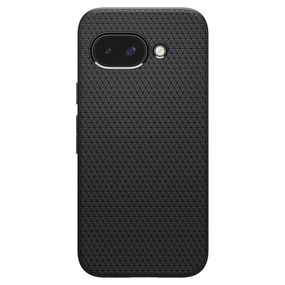 Etui Spigen do Google Pixel 9A, Liquid Air, czarne + Szkło Hartowane 9H