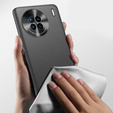 Etui skórzane do Vivo X90 Pro 5G, Obudowa leather hybrid Case, Czarne