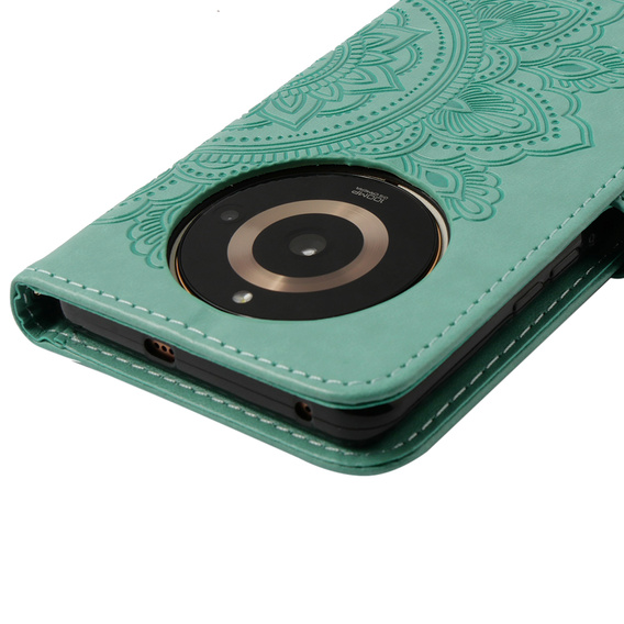 Etui z klapką do Realme 11 Pro 5G / Pro+ 5G, Mandala, zielone
