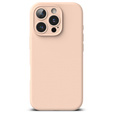 Etui Ringke do iPhone 16 Pro Max, Silicone MagSafe, Różowe + Szkło Hartowane 9H