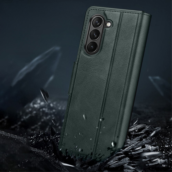 Etui z klapką do Samsung Galaxy Z Fold6 5G, Wallet, zielone