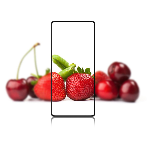 Szkło Hartowane Mocolo Full Glue do Google Pixel 8A, czarna ramka