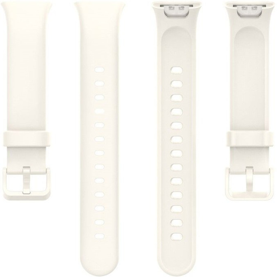 Pasek Silikonowy do Xiaomi Mi Band 7 Pro, White