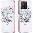 Etui z klapką do Xiaomi 13T / 13T Pro / Redmi K60 Ultra, Wallet, Colorful Tree białe