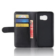 Etui z klapką do Samsung Galaxy S7, Wallet, czarne