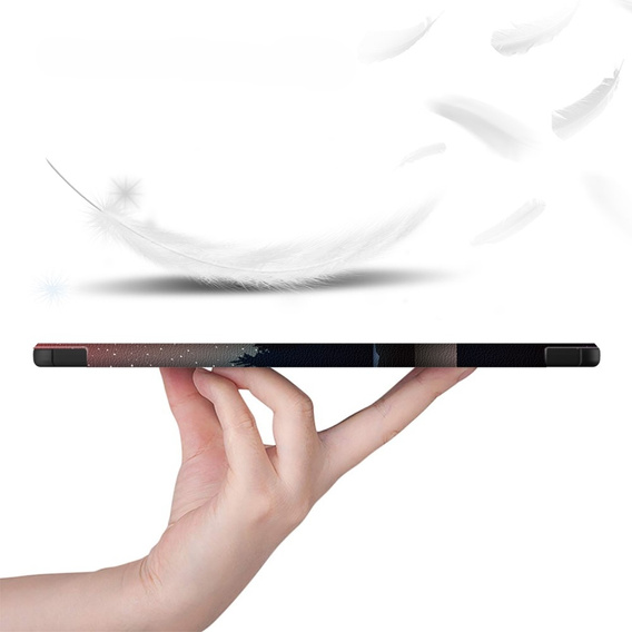 Etui do Samsung Galaxy Tab S9, Smartcase Hybrid z miejscem na rysik, night