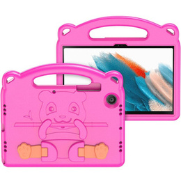 Etui dla dzieci do Samsung Galaxy Tab A8 10.5, DuxDucis, panda, różowe