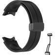 Pasek Silikonowy do Samsung Galaxy Watch 4/5/6 40/42/43/44/45/46/47mm, Czarny
