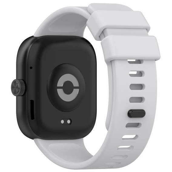 Pasek Silikonowy do Xiaomi Redmi Watch 4 / Xiaomi Smart Band 8 Pro / Xiaomi Smart Band 9 Pro, Szary