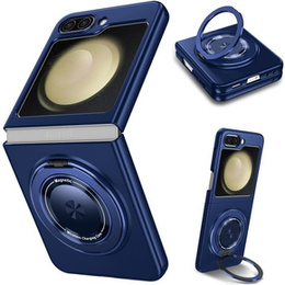 Etui do Samsung Galaxy Z Flip5 5G, Magnetic Ring, do MagSafe, granatowe
