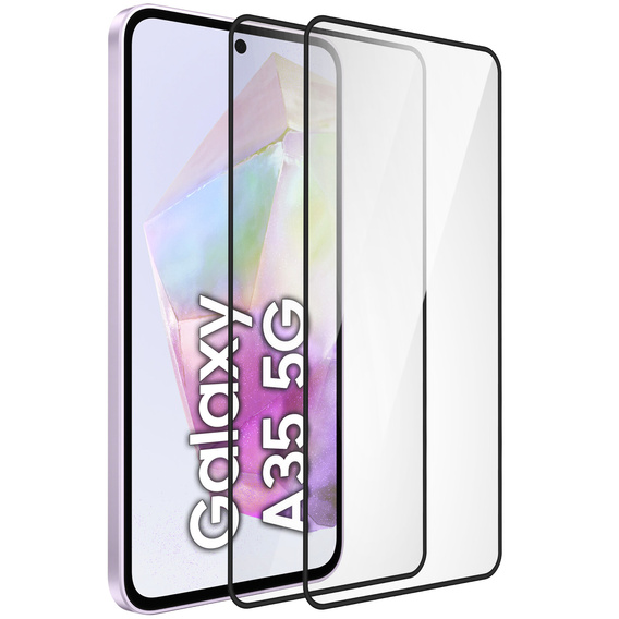 2x Szkło Hartowane ERBORD 3D do Samsung Galaxy A35 5G – pełna ochrona zakrzywionego ekranu