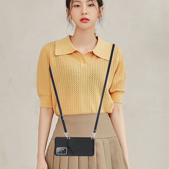 Etui Card Strap do Samsung Galaxy A52 / A52s - Black