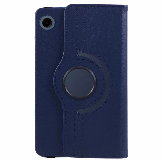 Etui do Samsung Galaxy Tab A9, Obrotowe 360, granatowe