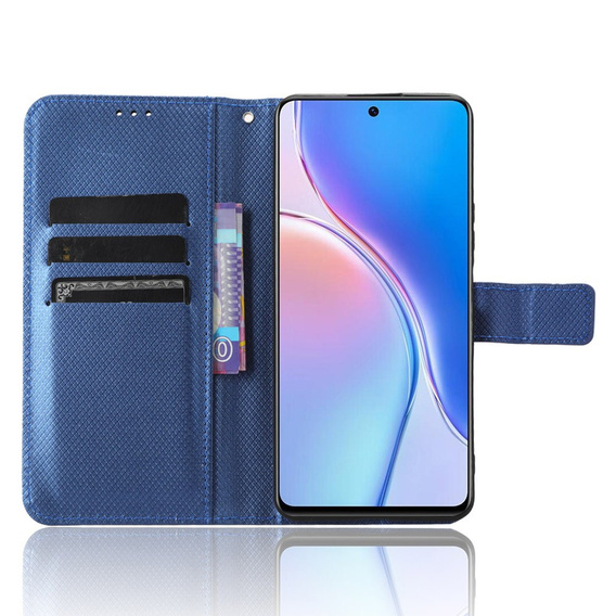 Etui z klapką do Huawei Nova 11i, Wallet Smart Magnet, niebieskie
