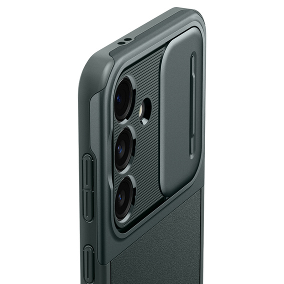 Etui Spigen do Samsung Galaxy S24, Optik Armor, Zielone