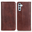 Etui do Samsung Galaxy A35 5G, Wallet Litchi Leather, brązowe