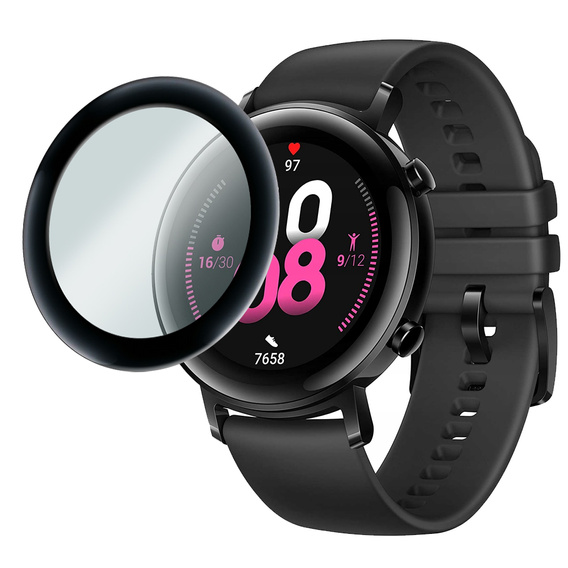 2x Szkło Hybrydowe ERBORD do Huawei Watch GT 2 42MM