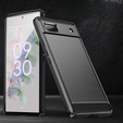 Etui do Google Pixel 6A, Karbon, czarne