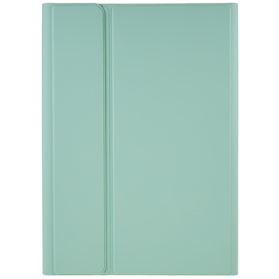 Etui z klawiaturą do Galaxy Tab S7+ Plus / S8+ Plus /S7 FE T730 T733, Pen Slot, miętowe