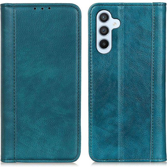 Etui do Google Pixel 8 Pro, Wallet Litchi Leather, zielone