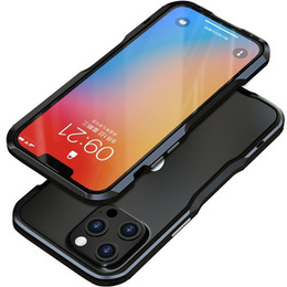 Etui LUPHIE do iPhone 13 Pro, Armor Bumper, czarne