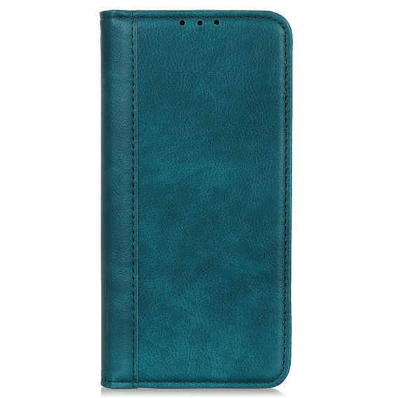 Etui do Xiaomi Redmi Note 13 Pro+, Wallet Litchi Leather, zielone