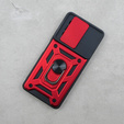 Etui pancerne do Infinix Note 30 5G, CamShield Slide, czerwone